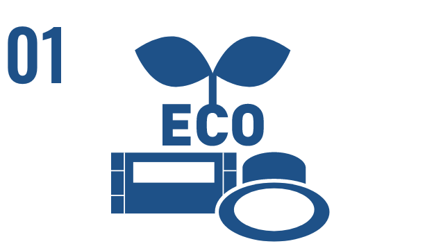 環境配慮型製品(高効率)の開発	製品使用時のCO₂排出量削減